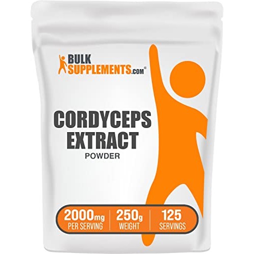 BulkSupplements.com Cordyceps Mushroom Extract Powder - Cordyceps...