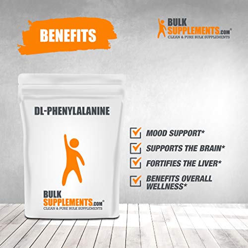 BulkSupplements.com DL-Phenylalanine Powder - Essential Amino Aci...