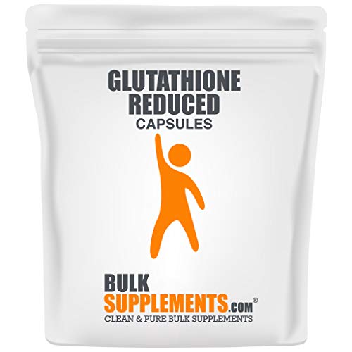 BulkSupplements.com Glutathione Reduced Capsules - Liver Support ...