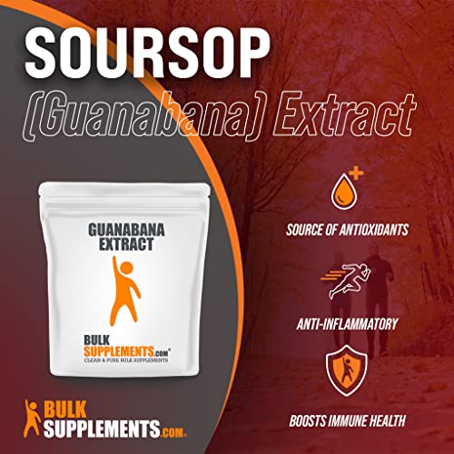 BulkSupplements.com Guanabana Extract Soursop - Sourced from An...