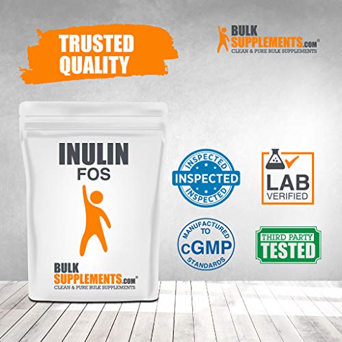 BulkSupplements.com Inulin FOS Powder Fiber Supplement - Prebio...