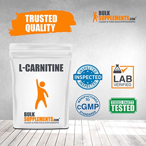 BulkSupplements.com L-Carnitine Powder - Fat Burner for Men - Fat...