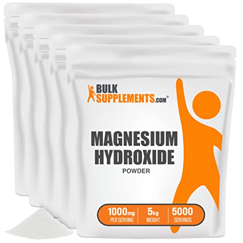 BulkSupplements.com Magnesium Hydroxide Powder - Magnesium Supple...