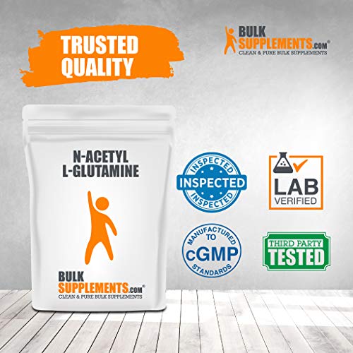 BulkSupplements.com N-Acetyl L-Glutamine - Amino Acids Supplement...