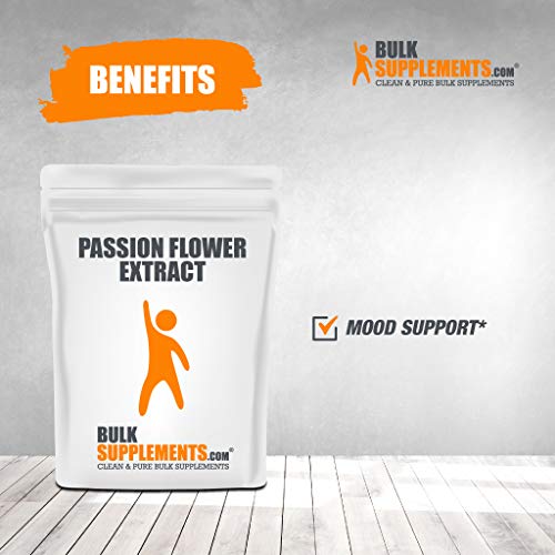 BulkSupplements.com Passion Flower Extract Powder - Anti Alcohol ...
