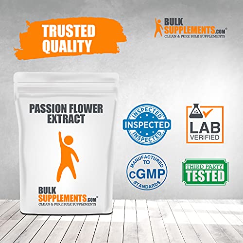 BulkSupplements.com Passion Flower Extract Powder - Anti Alcohol ...