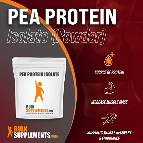 BulkSupplements.com Pea Protein Isolate Powder - Pea Protein Powd...