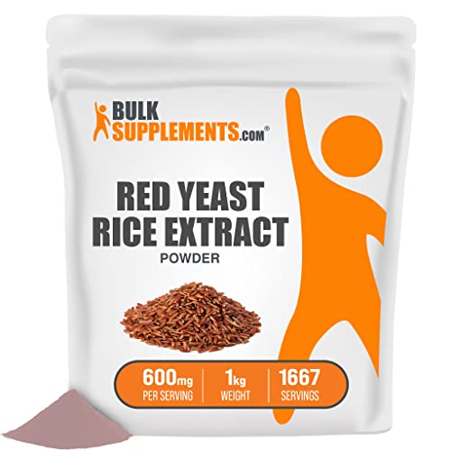 BulkSupplements.com Red Yeast Rice Extract Powder - Herbal Supple...