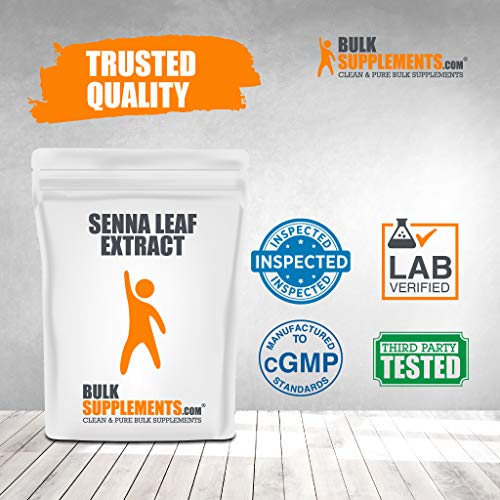 BulkSupplements.com Senna Leaf Extract - Natural Laxative - Herba...