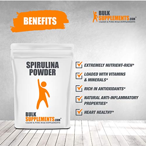 BulkSupplements.com Spirulina Powder - Green Supplements - Greens...