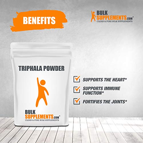 BulkSupplements.com Triphala Powder 100 Grams - 3.5 oz