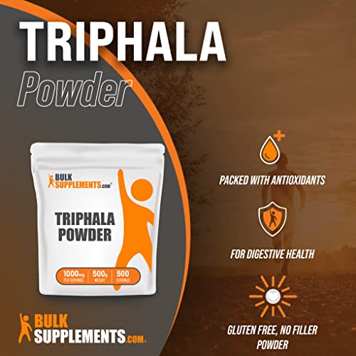 BulkSupplements.com Triphala Powder - Triphala Herbal Supplements...