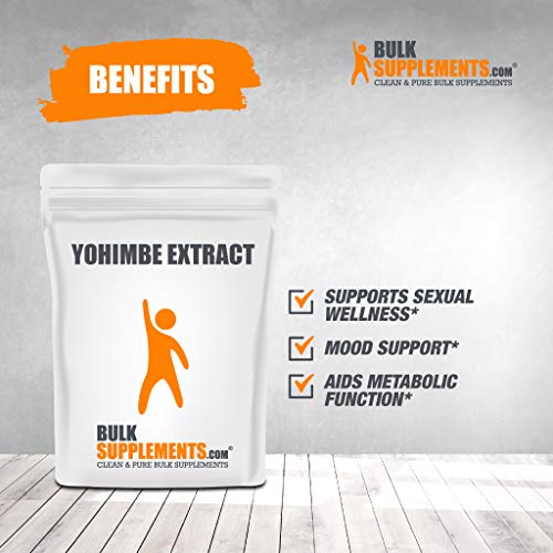 BulkSupplements.com Yohimbe Extract - Yohimbe Supplements for Men...
