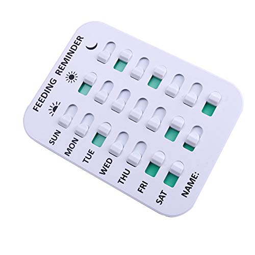 BuyB Dog Feeding Reminder Magnetic Reminder Sticker, 3 Times Dail...