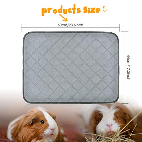 BWOGUE Guinea Pig Fleece Cage Liners, 2 Pack Washable Guinea Pig ...