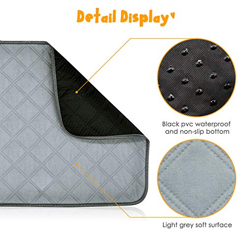 BWOGUE Guinea Pig Fleece Cage Liners, 2 Pack Washable Guinea Pig ...
