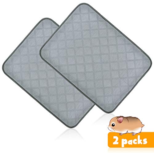BWOGUE Guinea Pig Fleece Cage Liners, 2 Pack Washable Guinea Pig ...