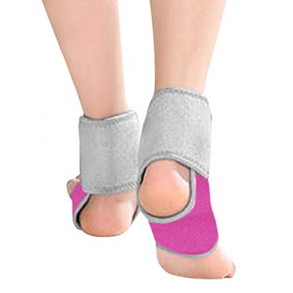 2 Pack Kids Child Adjustable Nonslip Ankle Tendon Compression Bra...