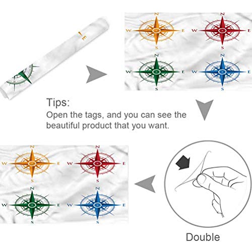 bybyhome Tank Background Poster Backdrop Decoration Paper Compass...