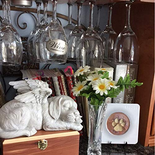 Memorial Pet Statue - Sleeping Angel Cat Keepsake Sculpture - For...