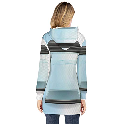C COABALLA Transparent Aquarium- - Aquarium,Women Blouse Casual G...
