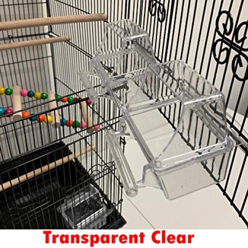 Large Double Roof Top Flight Bird Cage With Toys for Cockatiel Pa...