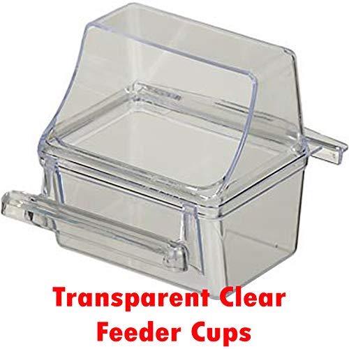 Large Double Roof Top Flight Bird Cage With Toys for Cockatiel Pa...