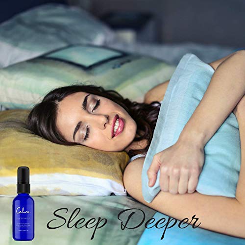 Calm Sleep Mist Pillow Spray with Essential Oils, Lavender, 28 ML...