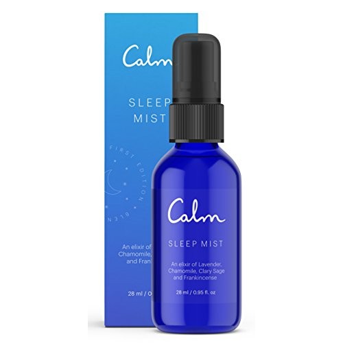 Calm Sleep Mist Pillow Spray with Essential Oils, Lavender, 28 ML...
