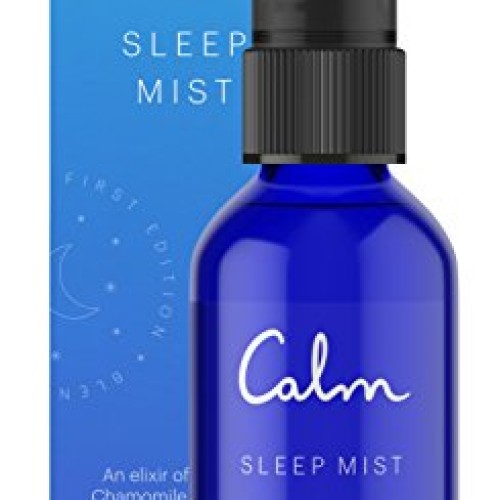 Calm Sleep Mist Pillow Spray with Essential Oils, Lavender, 28 ML...