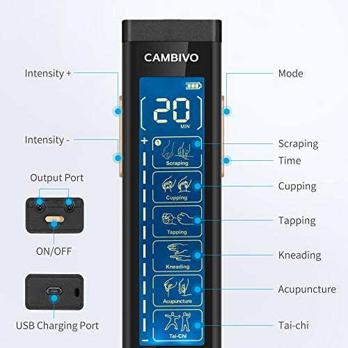 CAMBIVO TENS Unit, Muscle Stimulator Machine for Pain Relief Ther...