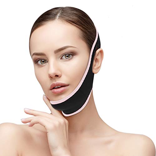 CAMTOA Facial Slimming Strap,Pain-Free Face Lifting Belt,Double C...