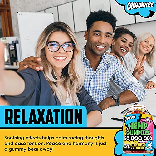 Cannavibe Hemp Gummies - Calm & Sleep Gummies with Hеmp Еxtract -...