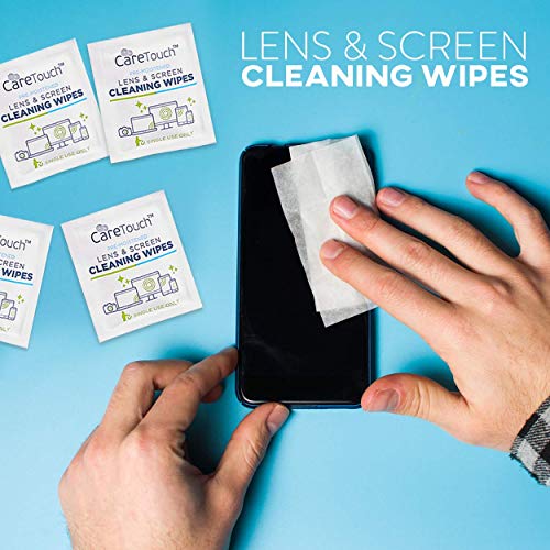 Care Touch Lens Cleaning Wipes - 210 Pre-Moistened and Individual...