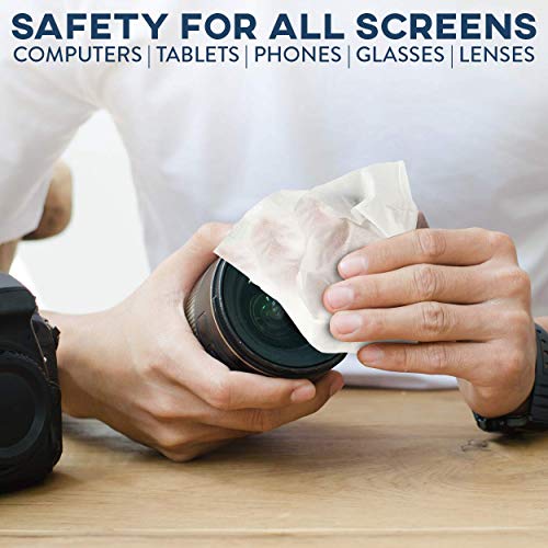 Care Touch Lens Cleaning Wipes - 210 Pre-Moistened and Individual...