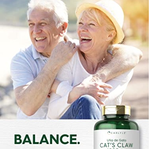 Carlyle Cats Claw Capsules 1000mg | 180 Count | Uncaria Tomentos...