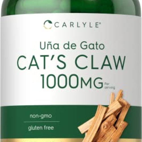 Carlyle Cats Claw Capsules 1000mg | 180 Count | Uncaria Tomentos...