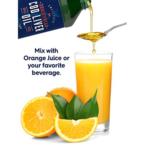 Carlyle Cod Liver Oil Norwegian | 16 fl oz Liquid | Pack of 3 Bot...