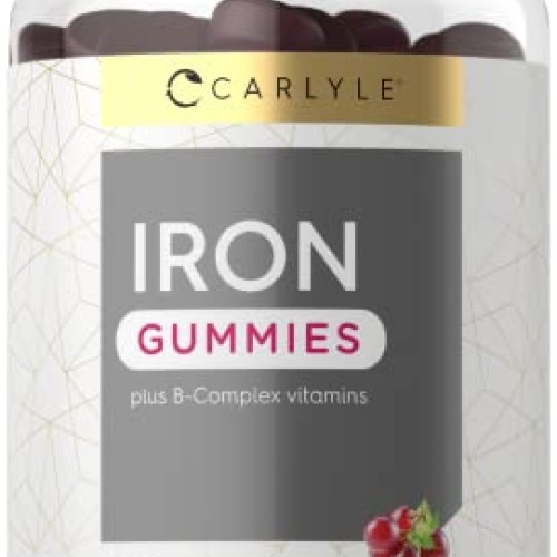 Carlyle Iron Gummies | Plus B-Complex Vitamins | 60 Vegan Gummies...