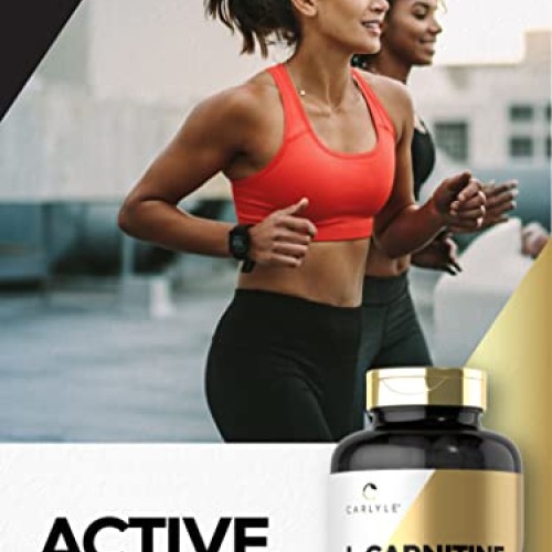 Carlyle L Carnitine 1500mg | 200 Capsules | Advanced Athlete Form...