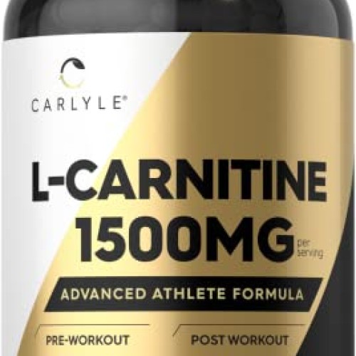 Carlyle L Carnitine 1500mg | 200 Capsules | Advanced Athlete Form...