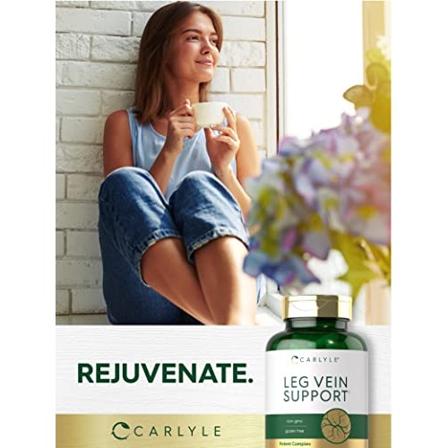 Carlyle Leg Vein Supplement | 180 Capsules | Supports Healthy Vei...