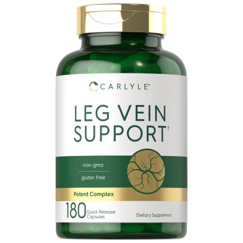 Carlyle Leg Vein Supplement | 180 Capsules | Supports Healthy Vei...
