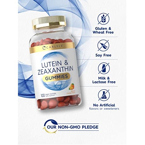 Carlyle Lutein and Zeaxanthin Gummies | 20mg of Lutein Supplement...