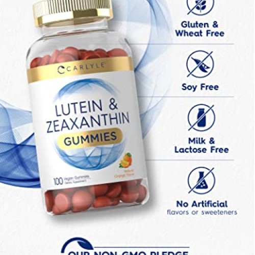 Carlyle Lutein and Zeaxanthin Gummies | 20mg of Lutein Supplement...