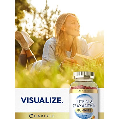 Carlyle Lutein and Zeaxanthin Gummies | 20mg of Lutein Supplement...