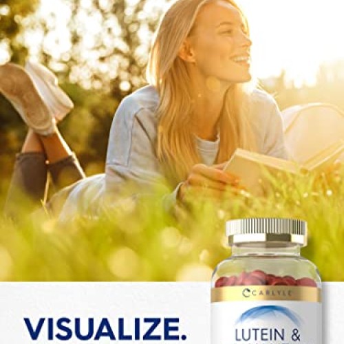 Carlyle Lutein and Zeaxanthin Gummies | 20mg of Lutein Supplement...