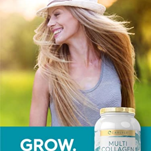 Carlyle Multi Collagen Powder 40 oz | 10000 mg | Type I, II, III,...