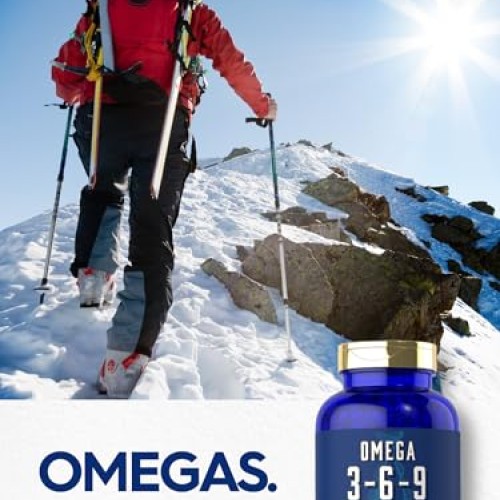 Carlyle Omega 3-6-9 1200mg | 180 Softgel Capsules | Triple Omega ...