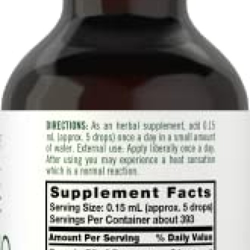 Carlyle Organic Oil of Oregano | 2 fl oz Liquid | Vegan, USDA Cer...